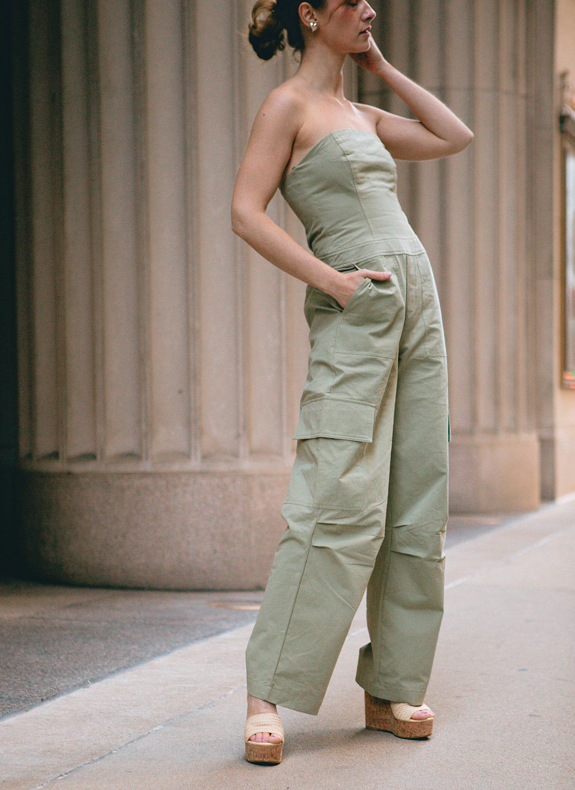 PERFECT WEEKEND CARGO JUMPSUIT